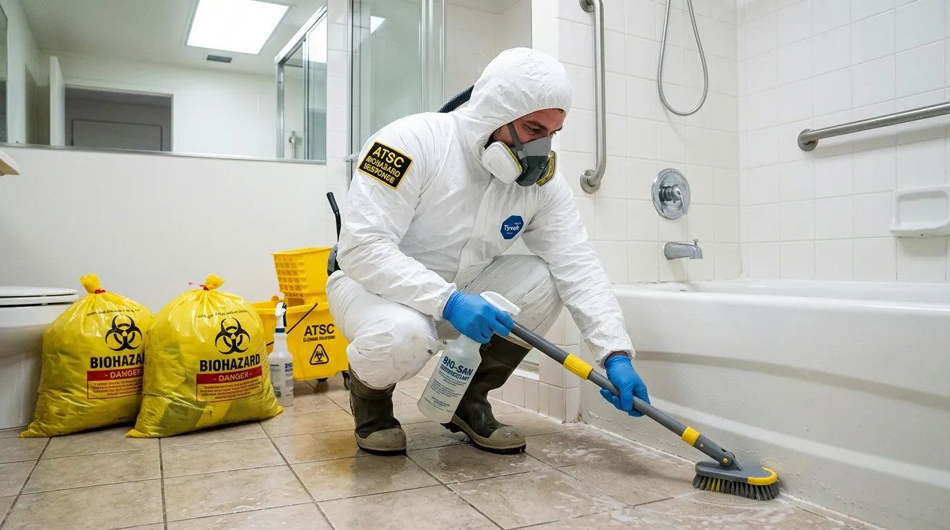 Decontamination equipment deployed for Blood Cleanup in Hamilton Hills